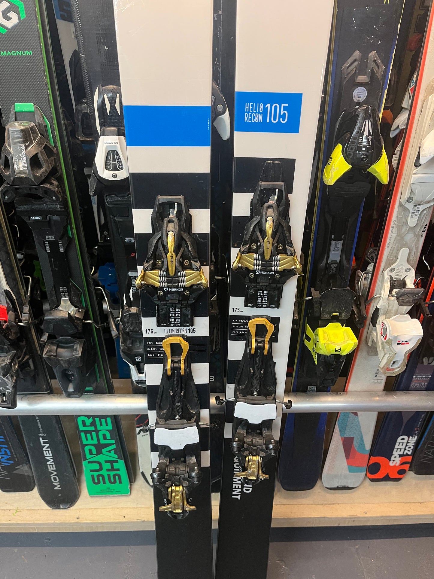 Ski Black Diamond Helio Recon 105 (NIEUW) + Marker Kingpin