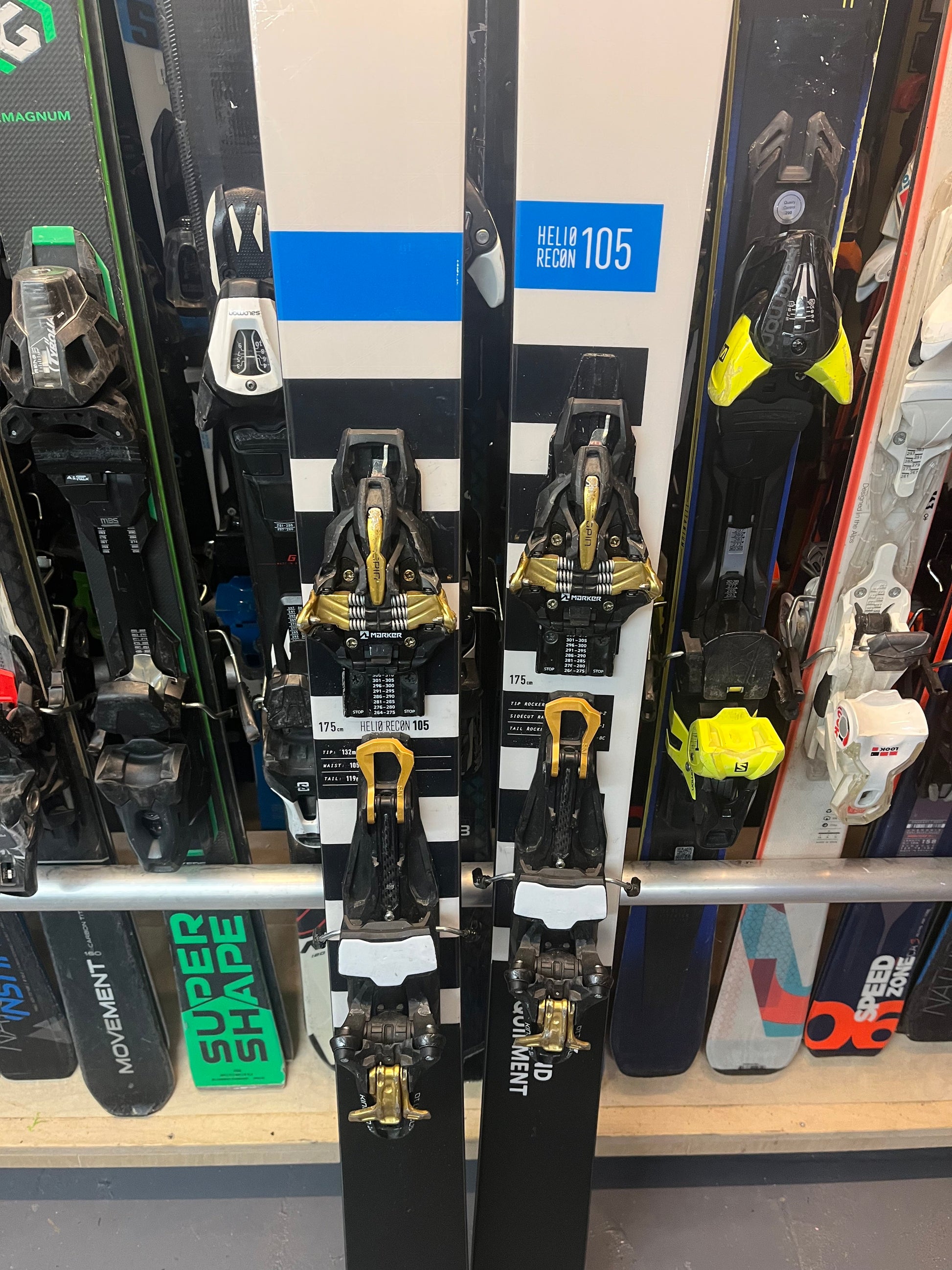 Ski Black Diamond Helio Recon 105 (NIEUW) + Marker Kingpin